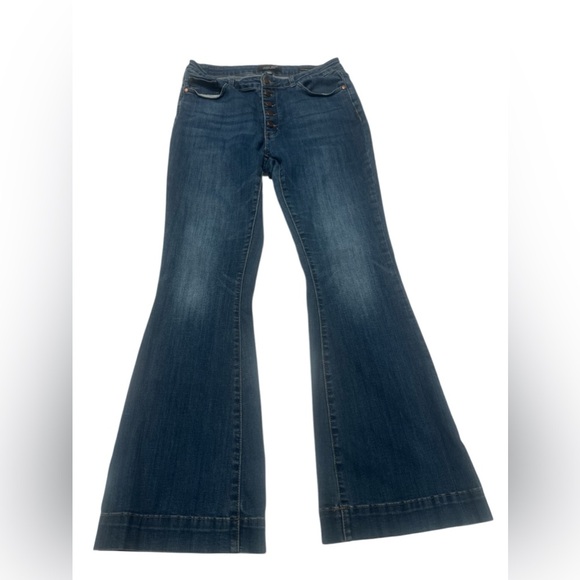 Judy Blue Button Fly Trouser Flare Jeans. Size 15/32 - Picture 1 of 9